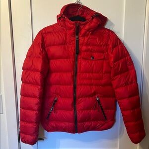 Coach Red Goose Down Packable Puffer Jacket Size XS